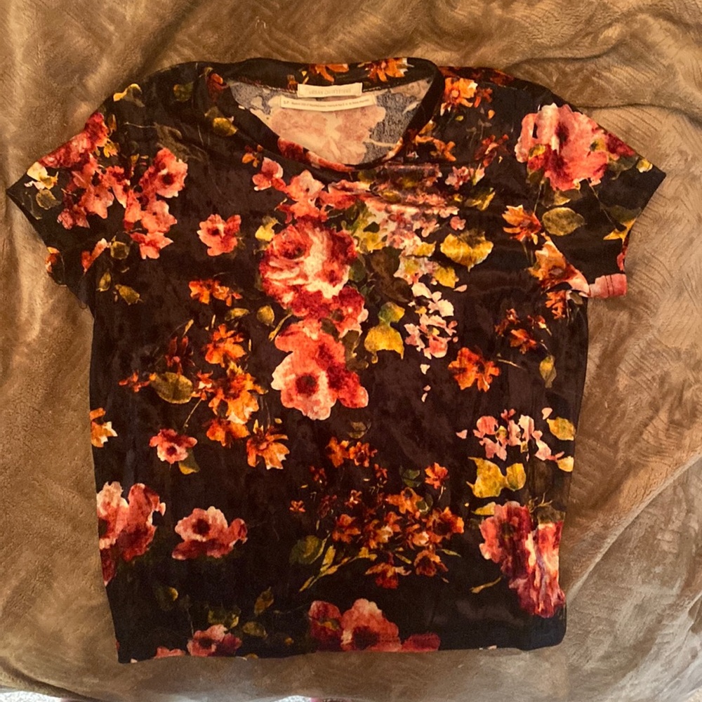Fancy velvet Urban outfitters shirt